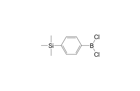[4-(Dichloroboryl)phenyl]trimethylsilane