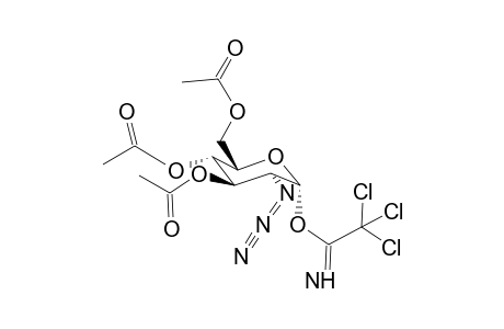 O-(2-Azido-3,4,6-tri-O-acetyl-2-deoxy-a-d-glucopyranosyl)-trichloroacetimidate