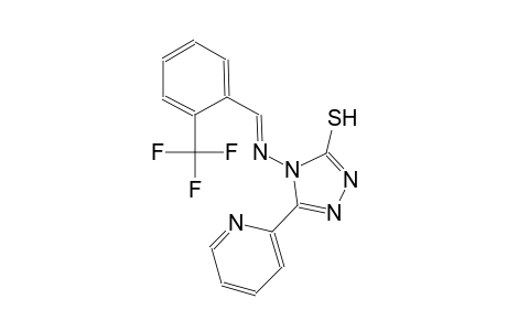 5-(2-pyridinyl)-4-({(E)-[2-(trifluoromethyl)phenyl]methylidene}amino)-4H-1,2,4-triazol-3-yl hydrosulfide