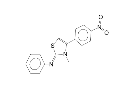3-methyl-2-phenylimino-4-(4-nitrophenyl)-4-thiazoline