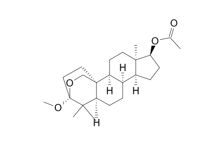 Androstan-17-ol, 3,19-epoxy-3-methoxy-4,4-dimethyl-, acetate, (3.beta.,5.alpha.,8.alpha.,13.alpha.,17.beta.)-