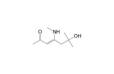 6-Methyl-6-hydroxy-4-(N-methylamino)hep-3-en-2-one