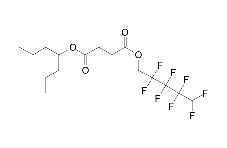 Succinic acid, 2,2,3,3,4,4,5,5-octafluoropentyl 4-heptyl ester