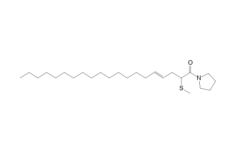 1-[(2-Methylthio)-4-eicosenoyl]pyrrolidine