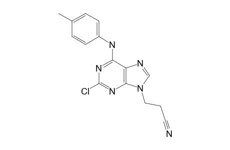 2-CHLORO-9-BETA-CYANOETHYL-6-(PARA-TOLYLAMINO)-PURINE