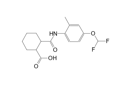 2-{[4-(difluoromethoxy)-2-methylanilino]carbonyl}cyclohexanecarboxylic acid