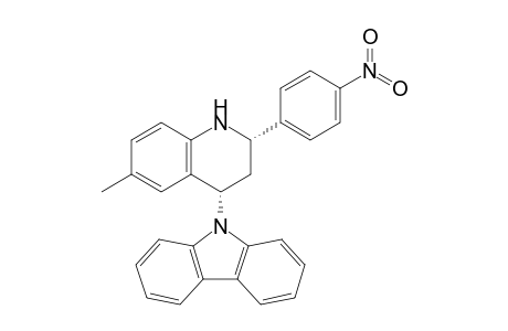 9-[(2S,4S)-6-methyl-2-(4-nitrophenyl)-1,2,3,4-tetrahydroquinolin-4-yl]carbazole
