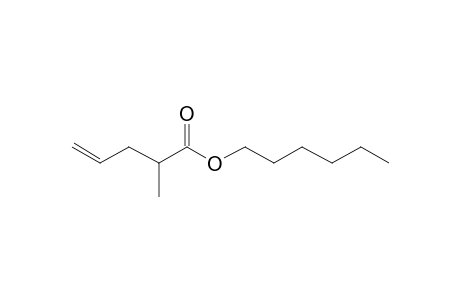 4-Pentenoic acid, 2-methyl-, hexyl ester