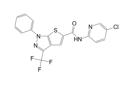 N-(5-chloro-2-pyridinyl)-1-phenyl-3-(trifluoromethyl)-1H-thieno[2,3-c]pyrazole-5-carboxamide