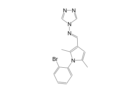 N-{(E)-[1-(2-bromophenyl)-2,5-dimethyl-1H-pyrrol-3-yl]methylidene}-4H-1,2,4-triazol-4-amine