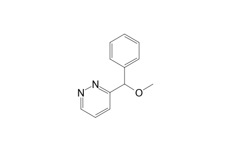3-[Methoxy(phenyl)methyl]pyridazine