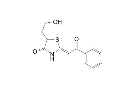 (2Z)-5-(2-hydroxyethyl)-2-phenacylidene-1,3-thiazolidin-4-one
