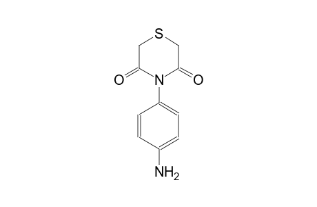 2H-1,4-Thiazine-3,5(4H,6H)-dione, 4-(4-aminophenyl)-