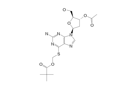 3'-O-ACETYL-6-(S-PIVALOYLOXYMETHYL)-6-THIO-2'-DEOXYGUANOSINE