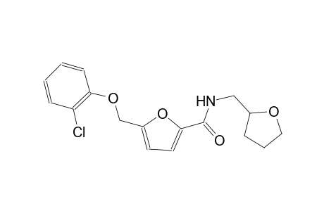 5-[(2-chlorophenoxy)methyl]-N-(tetrahydro-2-furanylmethyl)-2-furamide