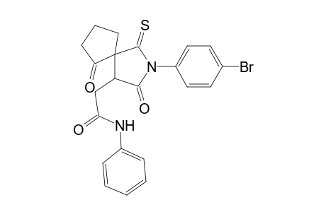 (4RS,5SR)-2-(p-Bromophenyl)-3,6-dioxo-N-phenyl-1-thioxo-2-azaspiro[4.4]nonane-4-acetamide