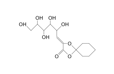 (4R,5R,6R,7R)-4,5,6,7,8-Pentahydroxy-hexylidenecyclohexanespiro-2'-(1',3'-dioxolan)-4'-one