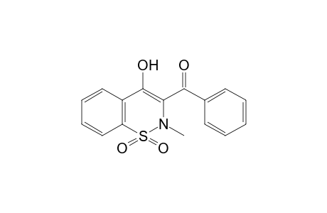 4-hydroxy-2-methyl-2H-1,2-benzothiazin-3-yl phenyl ketone, S,S-dioxide