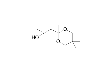 2-methyl-1-(2,5,5-trimethyl-1,3-dioxan-2-yl)propan-2-ol