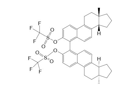 (Rax)-4,4'-Bis(14-epi-3-trifluoromethylsulfonyloxyestra-1,3,5(10)-6,8-pentaene