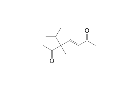 3-Heptene-2,6-dione, 5-methyl-5-(1-methylethyl)-, (E)-