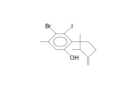 10-Bromo-7-hydroxy-11-iodo-laurene