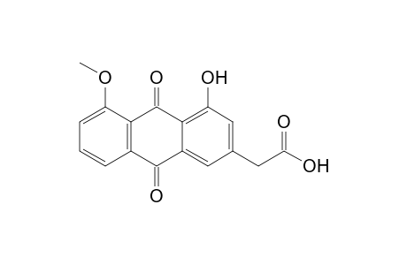 4-Hydroxy-5-methoxy-9,10-dioxo-9,10-dihydroanthracene-2-acetic acid