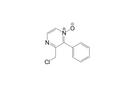 3-(chloromethyl)-1-oxidanidyl-2-phenyl-pyrazin-1-ium