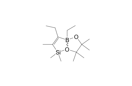 4,5-Diethyl-2,2,3,7,7,8,8-heptamethyl-1,6-dioxa-2-sila-5-bora-3-cyclooctene