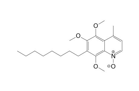 5,6,8-trimethoxy-7-octyl-4-methylquinoline N-oxide