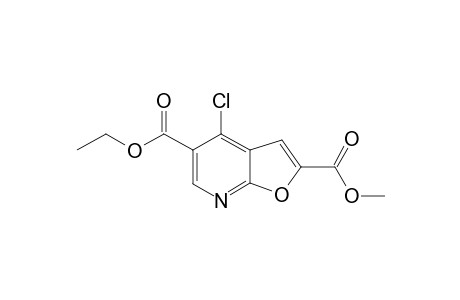 4-CHLOROFURO-[2.3-B]-PYRIDINE-2,5-DICARBOXYLIC_ACID_5-ETHYL_2-METHYLESTER