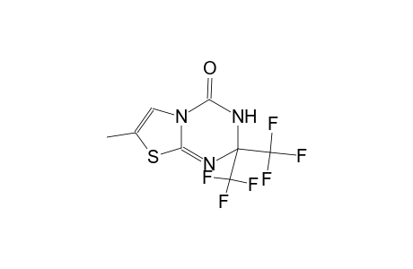 7-Methyl-2,2-bis-trifluoromethyl-2,3-dihydro-thiazolo[3,2-a][1,3,5]triazin-4-one