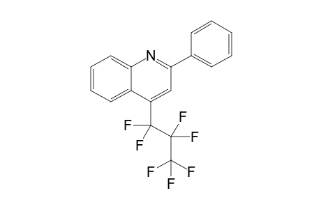 4-Heptafluoropropyl-2-phenylquinoline