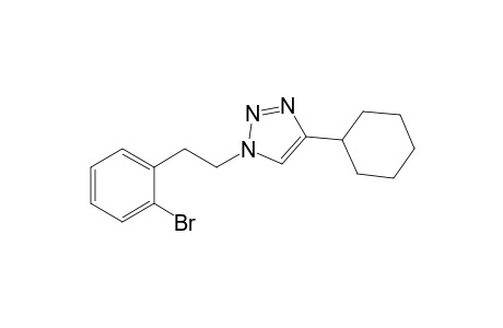 1-[2-(2-Bromophenyl)ethyl]-4-cyclohexyl-1H-1,2,3-triazole