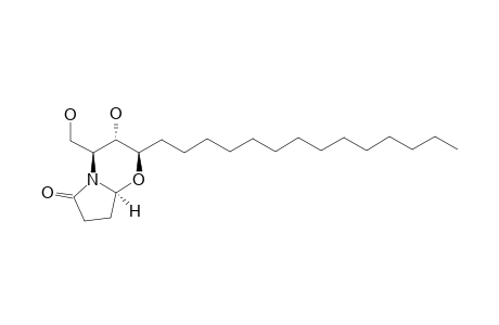 3-HYDROXY-9-OXO-4-TETRADECYL-5-OXA-1-AZABICYCLO(4.3.0)NONANE-2-METHANOL