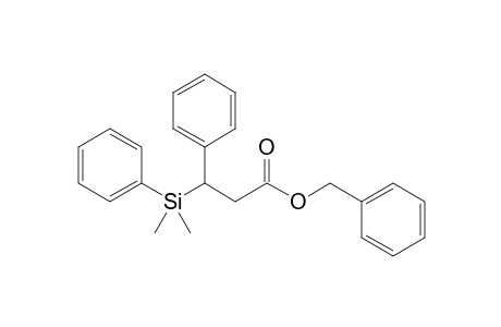 Benzyl 3-dimethyl(phenyl)silyl-3-phenylpropanoate