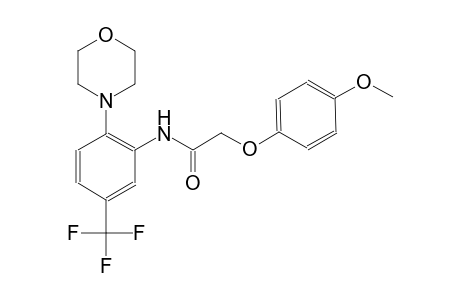 2-(4-methoxyphenoxy)-N-[2-(4-morpholinyl)-5-(trifluoromethyl)phenyl]acetamide