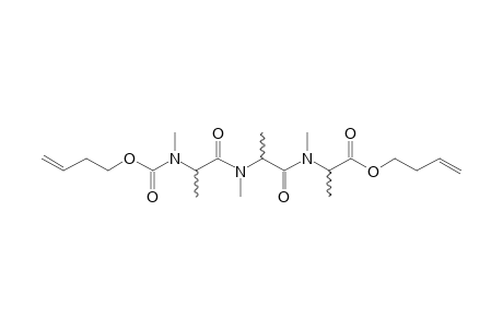 dl-Alanyl-dl-alanyl-dl-alanine, N,N',N''-trimethyl-N''-(but-4-en-1-yloxycarbonyl)-, but-4-en-1-yl ester