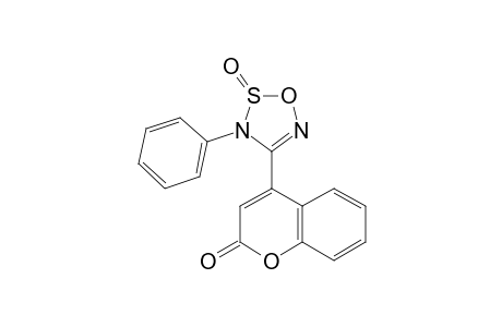 3-Phenyl-4-(2-oxo-2H-[1]benzopyran-4-yl)-1,2,3,5-oxathiadiazol-2-oxide