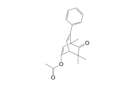 (1S*,4R*)-1,3,3-Trimethyl-5-acetoxy-7-phenylbicyclo[2.2.2]octa-5,7-diene-2-one