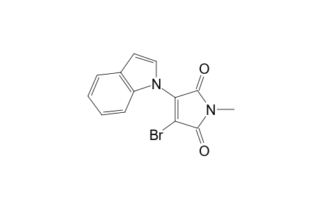 3-bromo-4-indol-1-yl-1-methyl-3-pyrroline-2,5-quinone