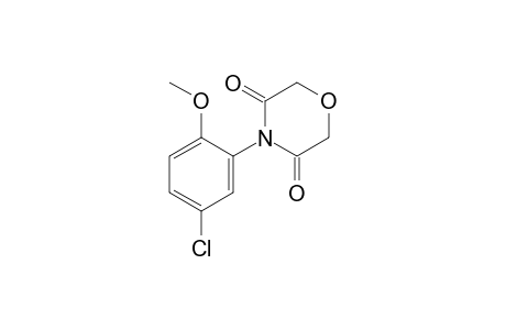 4-(5-chloro-2-methoxyphenyl)-3,5-morpholinedione