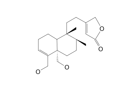 18,19-HYDROXY-cis-CLERODA-3,13(14)-DIENE-15,16-OLIDE