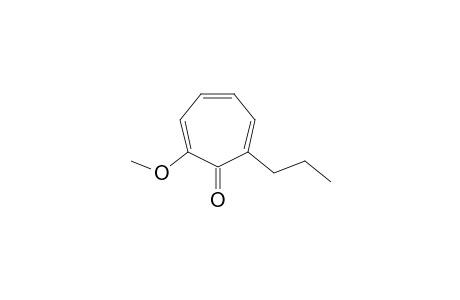 2,4,6-Cycloheptatrien-1-one, 2-methoxy-7-propyl-