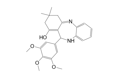 3,3-dimethyl-11-(3,4,5-trimethoxyphenyl)-3,4,10,11-tetrahydro-2H-dibenzo[b,e][1,4]diazepin-1-ol