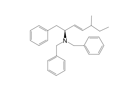 (2S,E)-N,N-Dibenzyl-5-methyl-1-phenylhept-3-en-2-amine