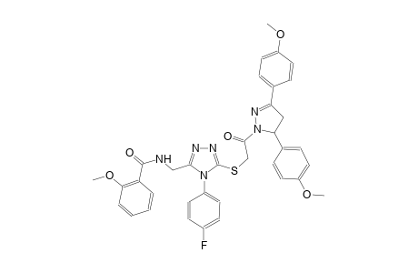 benzamide, N-[[5-[[2-[4,5-dihydro-3,5-bis(4-methoxyphenyl)-1H-pyrazol-1-yl]-2-oxoethyl]thio]-4-(4-fluorophenyl)-4H-1,2,4-triazol-3-yl]methyl]-2-methoxy-