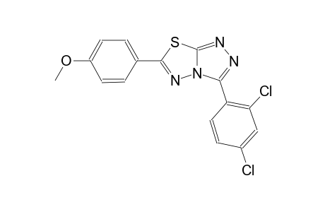 3-(2,4-dichlorophenyl)-6-(4-methoxyphenyl)[1,2,4]triazolo[3,4-b][1,3,4]thiadiazole