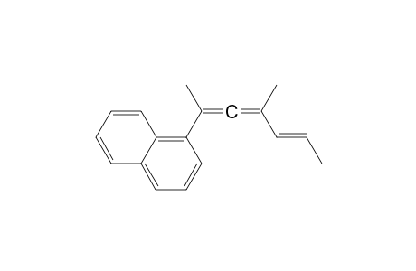 (E)-1-(4-methylhepta-2,3,5-trien-2-yl)naphthalene