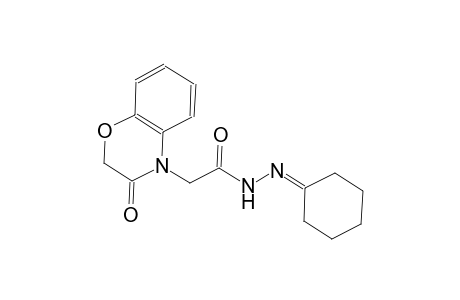N'-cyclohexylidene-2-(3-oxo-2,3-dihydro-4H-1,4-benzoxazin-4-yl)acetohydrazide